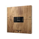 GRENTON Smart Panel 4B Custom Wood Light jasne drewno, wyświetlacz OLED, Inteligentne Sterowanie Domem, TF-Bus | SPS-604-T-02