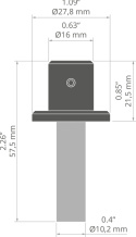 KLUŚ Zawieszka W-KG-Z | C28198L07 ( 42552L9005, C28198N00 )