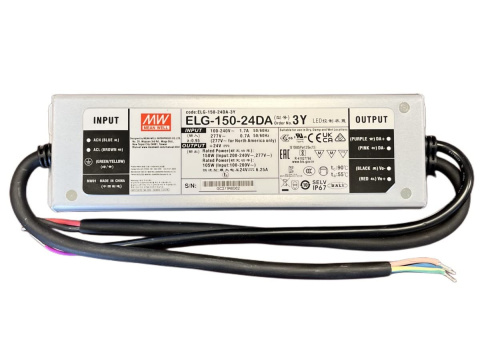 Zasilacz DALI MW ELG-150-24DA-3Y 150W IP67