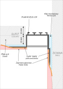 KLUŚ Profil led KOZUS-CR 1 m 2m 3m surowy | C0600NA (A00600N)