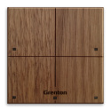 GRENTON Panel dotykowy ciemne drewno 4-przyciskowy, natynkowy, TOUCH PANEL + 4B, TF-BUS, CUSTOM WOOD DARK | TPA-604-T-01