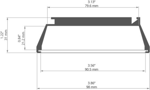 KLUŚ Profil led OMODO-100 2m | 18058ANODA_2 (A18058A_2) KLUŚ Profil led OMODO-100 2m | 18058ANODA_2 (A18058A_2)