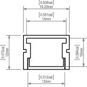 KLUŚ Profil led PDS-4-PLUS czarny anoda e6-k7 2m | C1263K7_2 (A01263A07_2) KLUŚ Profil led PDS-4-PLUS czarny anoda e6-k7 2m | C1263K7_2 (A01263A07_2)
