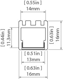 KLUŚ Profil led PDS-ZM 1m 2m 3m anoda e6-k1 | B7696ANODA (A07696A) KLUŚ Profil led PDS-ZM 1m 2m 3m anoda e6-k1 | B7696ANODA (A07696A)